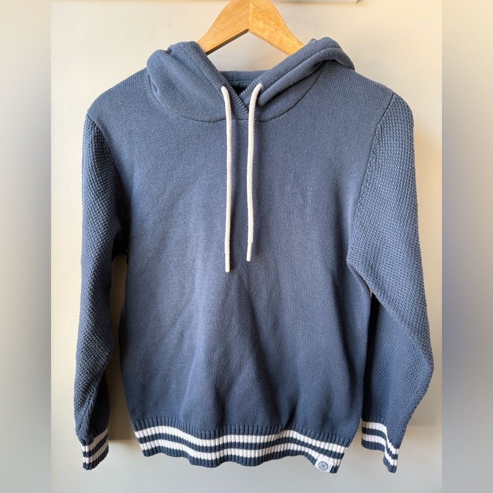 LONG‎ WHARF SUPPLY CO Westerly SeaWell Hoodie Sweater Coastal Nautical Women’s L